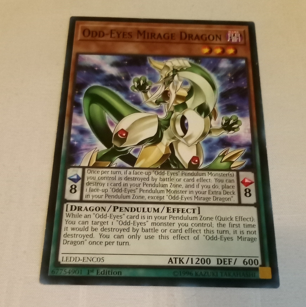 YU-GI-OH! Odd-Eyes Mirage Dragon - LEDD-ENC05 - 1st Edition - Common